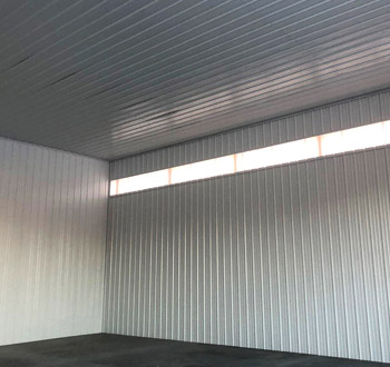 Liner Panel In A Pole Building